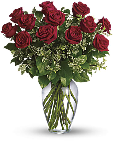 Always on My Mind™ – Valentine’s Long-Stem Red Roses – AZAR FLRST INC/NEWPORT BEACH FLRST & GDN, Irvine CA