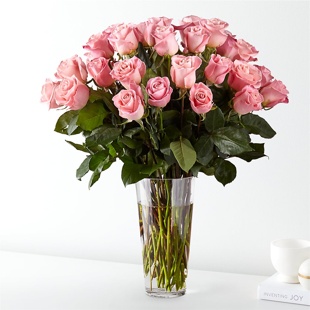 Long Stem Pink Rose Bouquet – AZAR FLRST INC/NEWPORT BEACH FLRST & GDN, Irvine CA