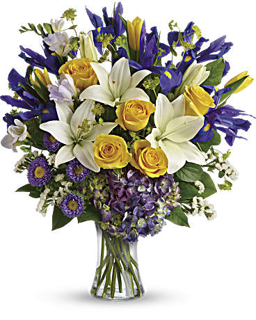 Floral Spring Iris Bouquet
