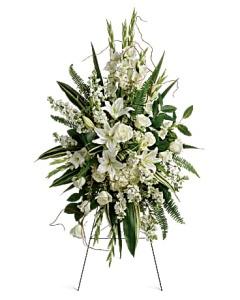 Heartfelt standing spray – AZAR FLRST INC/NEWPORT BEACH FLRST & GDN, Irvine CA