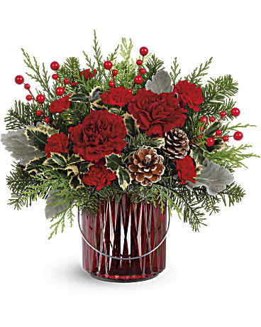 Merry Glow Bouquet – AZAR FLRST INC/NEWPORT BEACH FLRST & GDN, Irvine CA