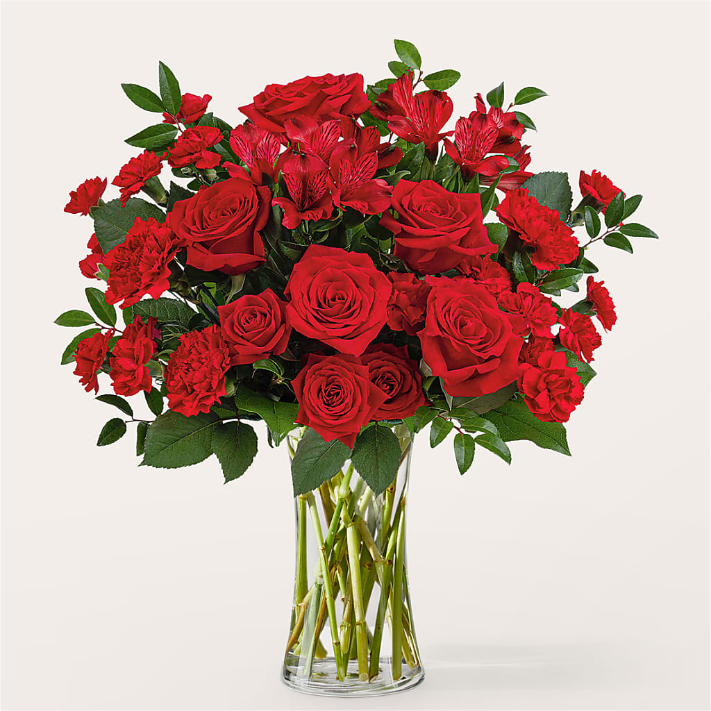 Brilliant Ruby Bouquet – AZAR FLRST INC/NEWPORT BEACH FLRST & GDN, Irvine CA