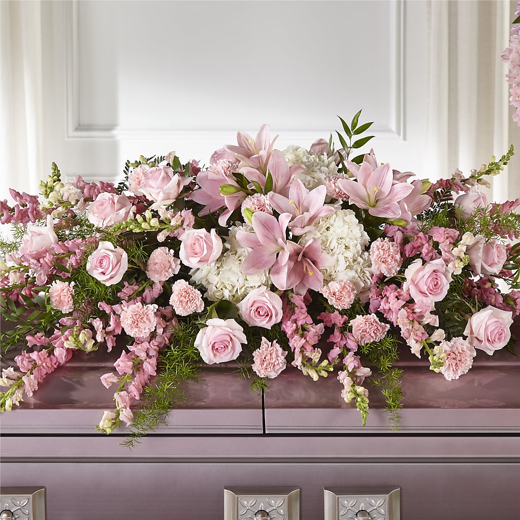 Life & Remembrance Casket Spray – AZAR FLRST INC/NEWPORT BEACH FLRST & GDN, Irvine CA