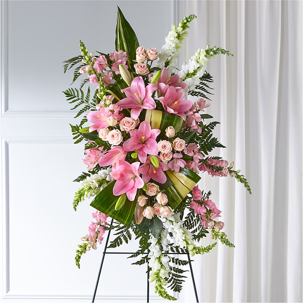 Elegant Embrace Standing Spray – AZAR FLRST INC/NEWPORT BEACH FLRST & GDN, Irvine CA