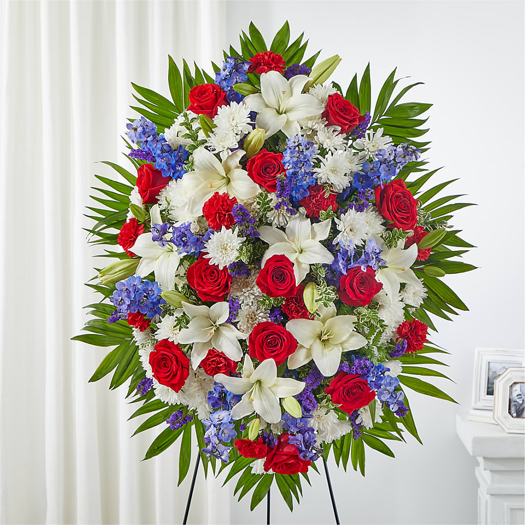 Cherished Service Standing Spray – AZAR FLRST INC/NEWPORT BEACH FLRST & GDN, Irvine CA