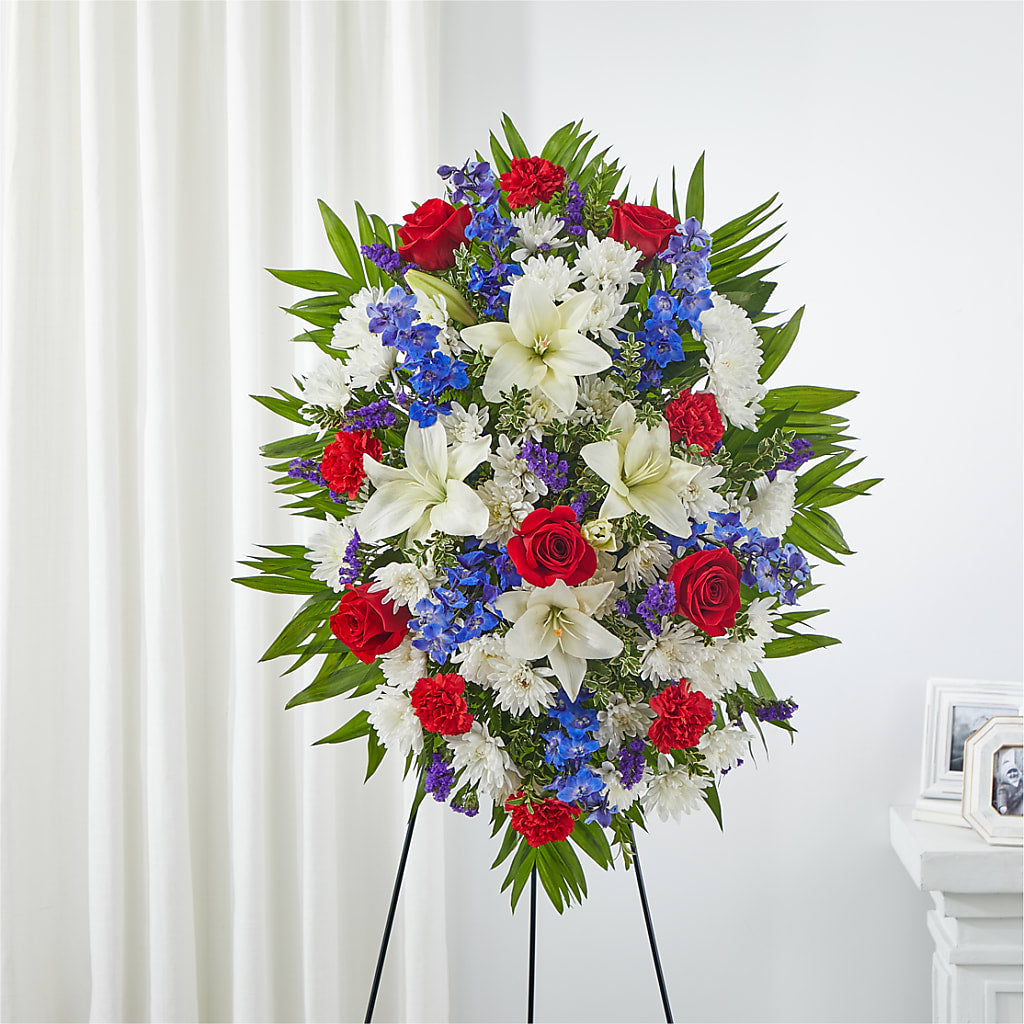 Cherished Service Standing Spray – AZAR FLRST INC/NEWPORT BEACH FLRST & GDN, Irvine CA