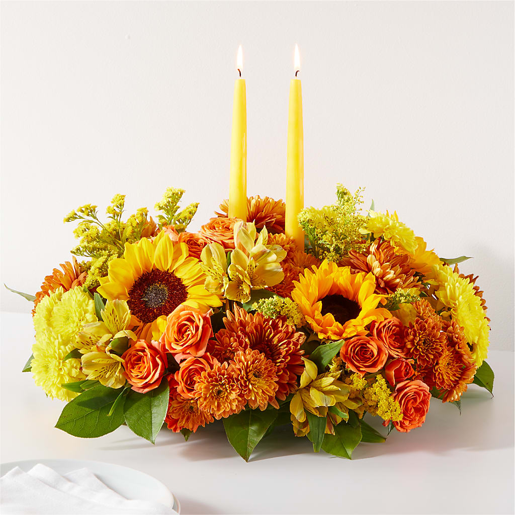 Autumn Harmony Centerpiece – AZAR FLRST INC/NEWPORT BEACH FLRST & GDN, Irvine CA