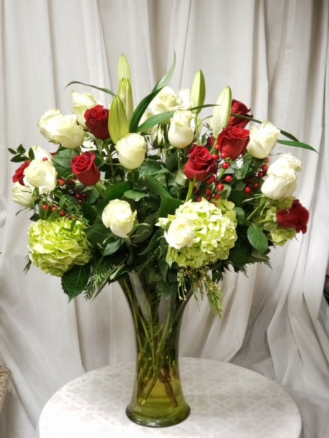 Crimson & Pearl Grandeur