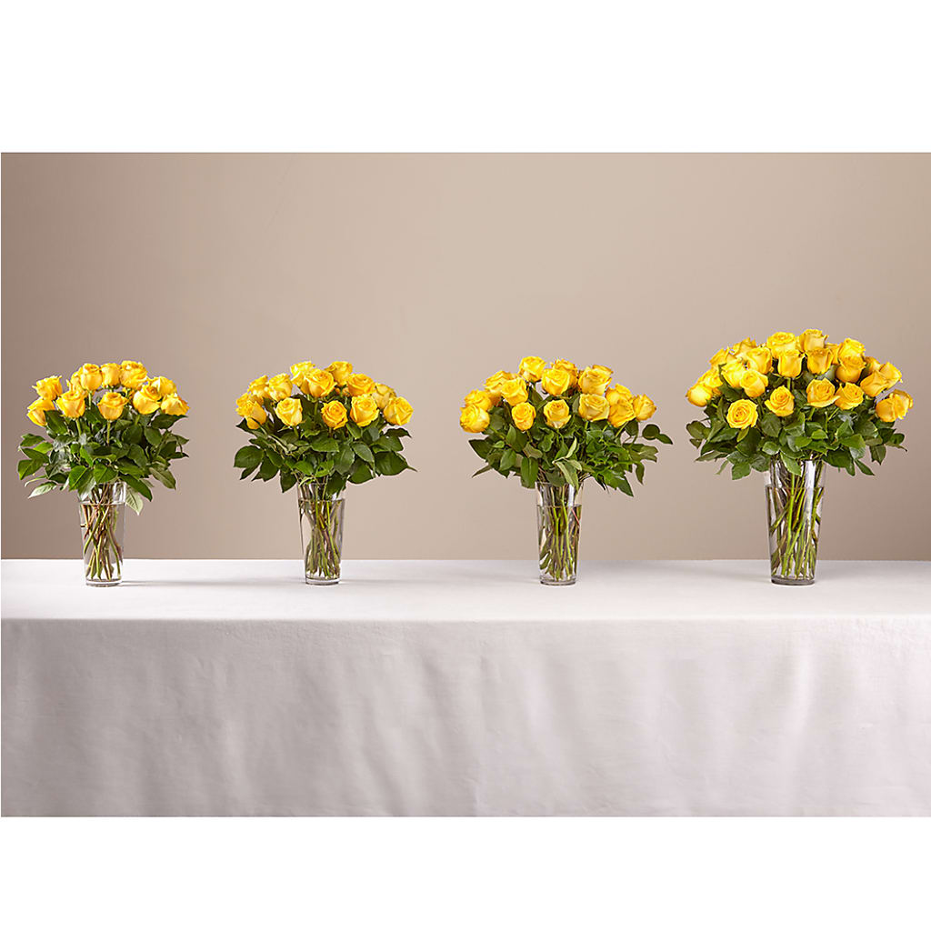 Long Stem Yellow Rose Bouquet – AZAR FLRST INC/NEWPORT BEACH FLRST & GDN, Irvine CA