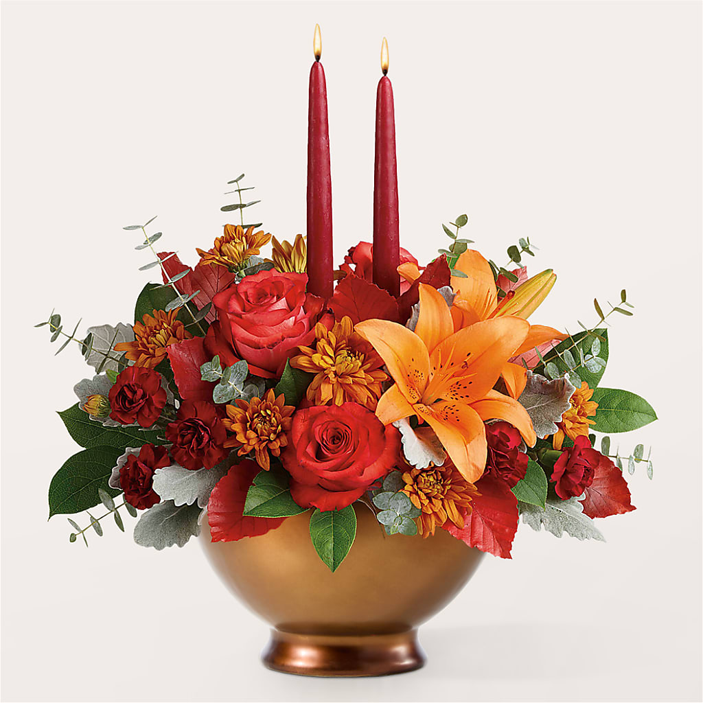 Fruits of Fall Centerpiece – AZAR FLRST INC/NEWPORT BEACH FLRST & GDN, Irvine CA