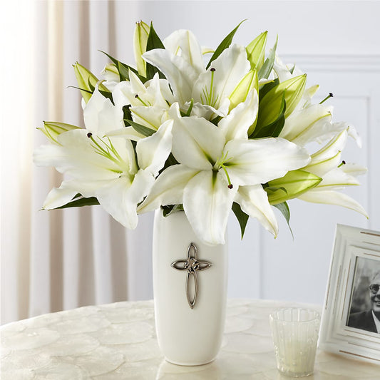 Faithful Blessings Bouquet – AZAR FLRST INC/NEWPORT BEACH FLRST & GDN, Irvine CA
