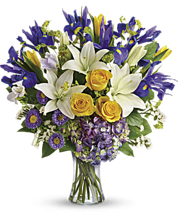Floral Spring Iris Bouquet