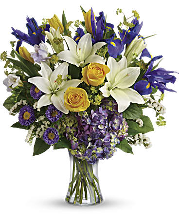 Floral Spring Iris Bouquet