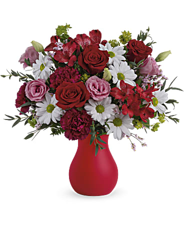 Crimson Kiss Bouquet