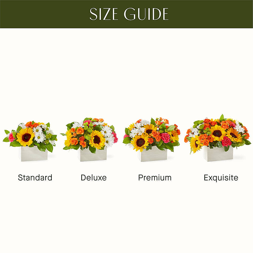 Sun-drenched Blooms Box Bouquet – AZAR FLRST INC/NEWPORT BEACH FLRST & GDN, Irvine CA