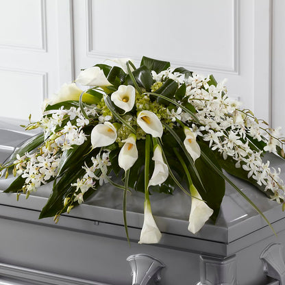 Angel Wings Casket Spray – AZAR FLRST INC/NEWPORT BEACH FLRST & GDN, Irvine CA