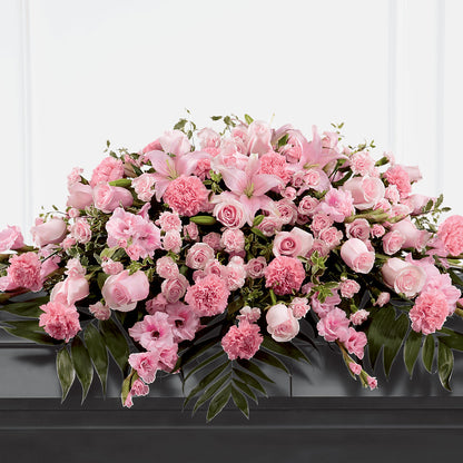 Garden of Comfort Casket Spray (Standard) – AZAR FLRST INC/NEWPORT BEACH FLRST & GDN, Irvine CA
