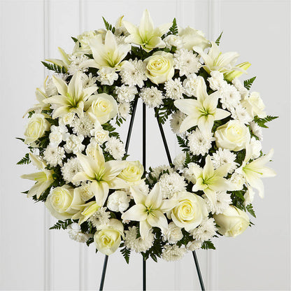 Treasured Tribute Wreath – AZAR FLRST INC/NEWPORT BEACH FLRST & GDN, Irvine CA