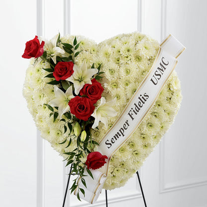 Heartfelt Hero Standing Heart – AZAR FLRST INC/NEWPORT BEACH FLRST & GDN, Irvine CA