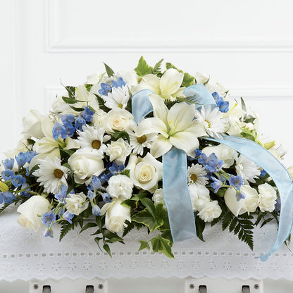 Tender Treasure Casket Spray – AZAR FLRST INC/NEWPORT BEACH FLRST & GDN, Irvine CA