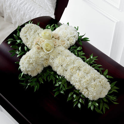 Peaceful Memories Casket Spray (Standard) – AZAR FLRST INC/NEWPORT BEACH FLRST & GDN, Irvine CA