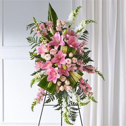 Elegant Embrace Standing Spray – AZAR FLRST INC/NEWPORT BEACH FLRST & GDN, Irvine CA