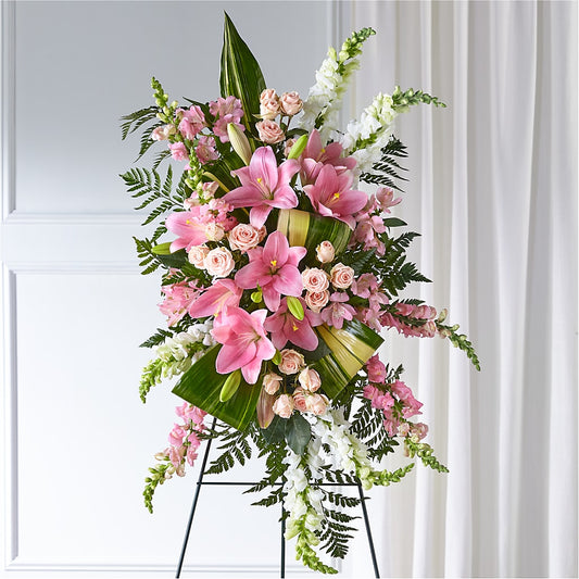 Elegant Embrace Standing Spray – AZAR FLRST INC/NEWPORT BEACH FLRST & GDN, Irvine CA
