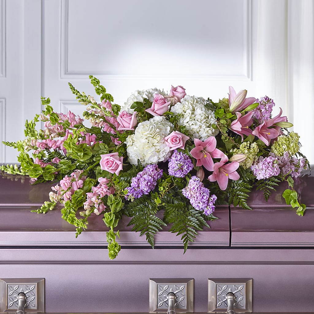 Life's Gratitude Casket Spray – AZAR FLRST INC/NEWPORT BEACH FLRST & GDN, Irvine CA