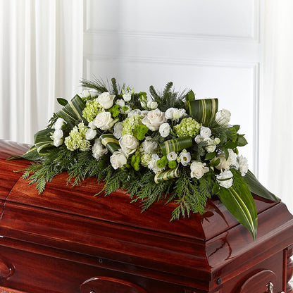 Hopeful Gesture Casket Spray – AZAR FLRST INC/NEWPORT BEACH FLRST & GDN, Irvine CA