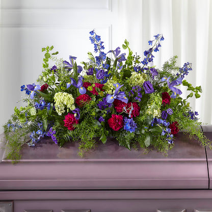Always Treasured Casket Spray – AZAR FLRST INC/NEWPORT BEACH FLRST & GDN, Irvine CA