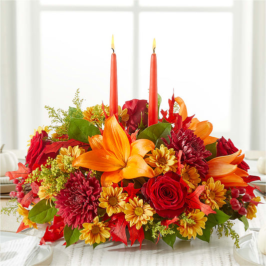 Autumn's Embrace Centerpiece – AZAR FLRST INC/NEWPORT BEACH FLRST & GDN, Irvine CA