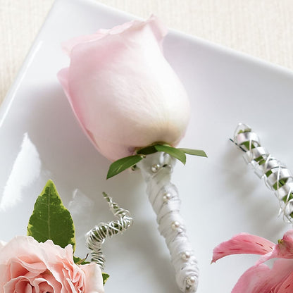 Pink Rose Boutonniere – AZAR FLRST INC/NEWPORT BEACH FLRST & GDN, Irvine CA