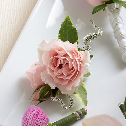 Pink Spray Rose Boutonniere – AZAR FLRST INC/NEWPORT BEACH FLRST & GDN, Irvine CA