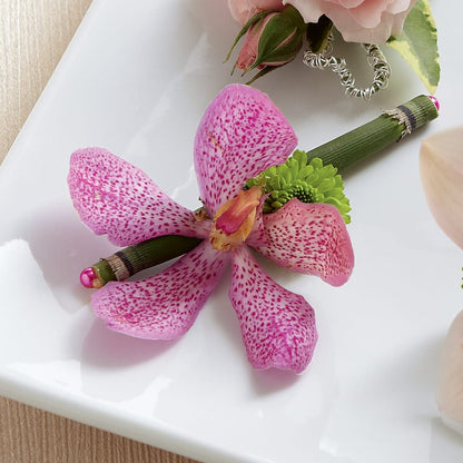 Pink Mokara Boutonniere – AZAR FLRST INC/NEWPORT BEACH FLRST & GDN, Irvine CA