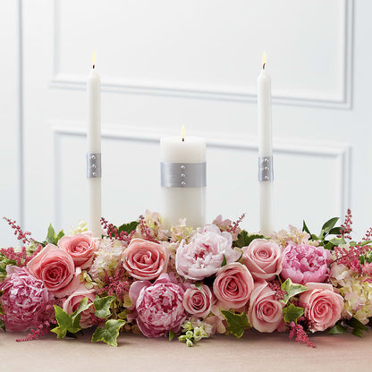 Worldwide Romance Unity Candle Arrangement – AZAR FLRST INC/NEWPORT BEACH FLRST & GDN, Irvine CA