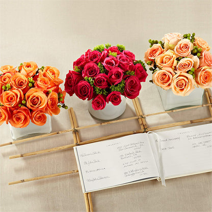 Dawn Rose Centerpiece – AZAR FLRST INC/NEWPORT BEACH FLRST & GDN, Irvine CA